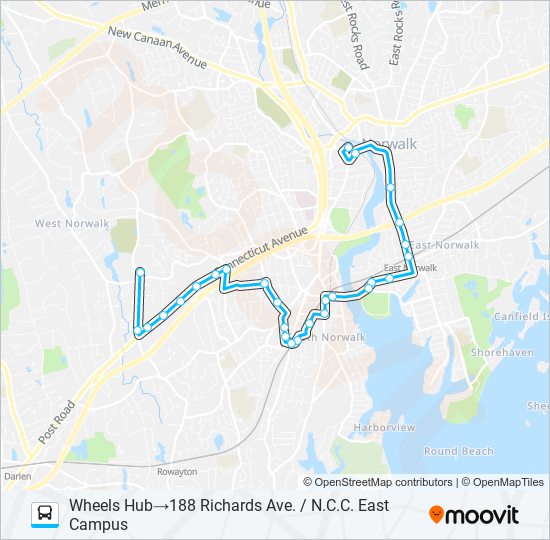 11-WHEELS bus Line Map