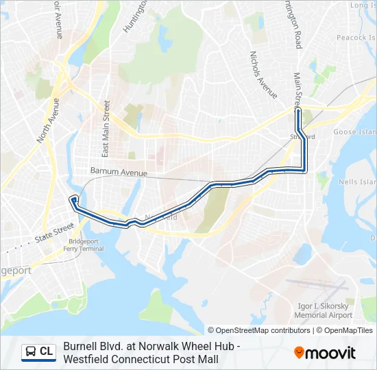 CL Bus Line Map
