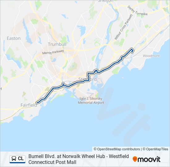 Mapa de CL de autobús