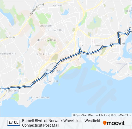 Mapa de CL de autobús