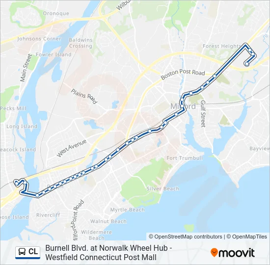 CL Bus Line Map