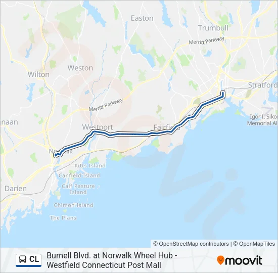 CL Bus Line Map