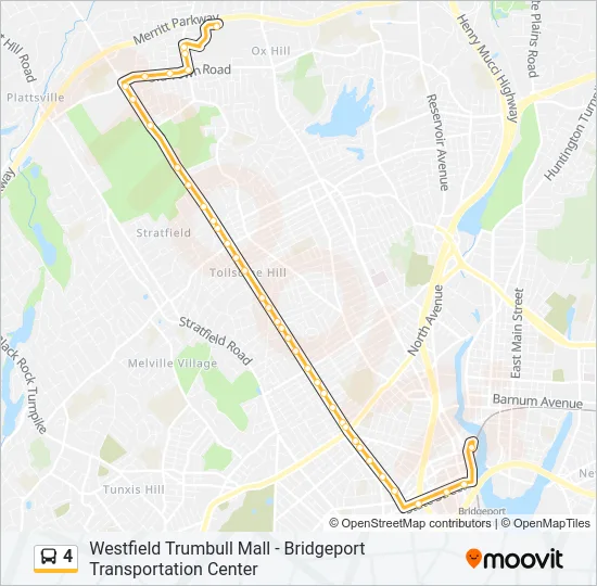 4 Bus Line Map