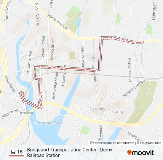 15 Bus Line Map