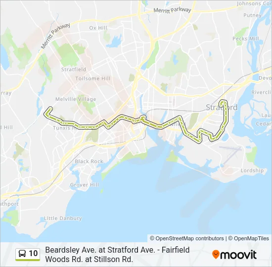 10 Bus Line Map