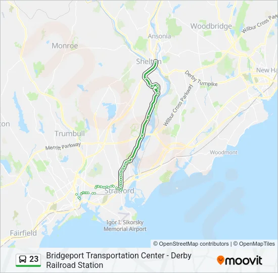 23 Bus Line Map