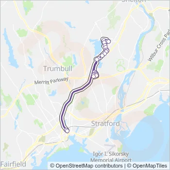 22X Route: Schedules, Stops & Maps - Bridgeport Ave / Shelton