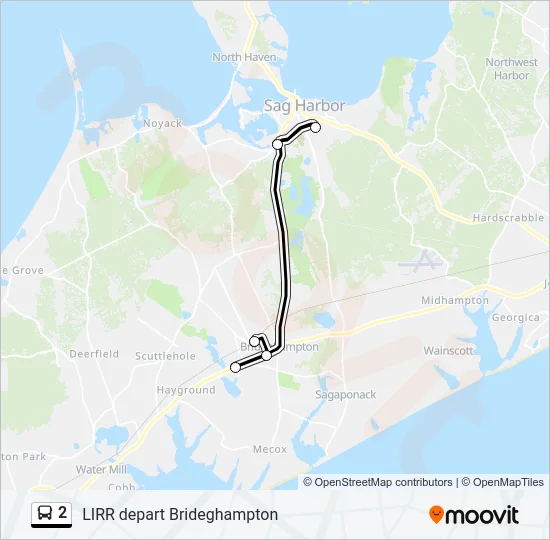 2 Bus Line Map