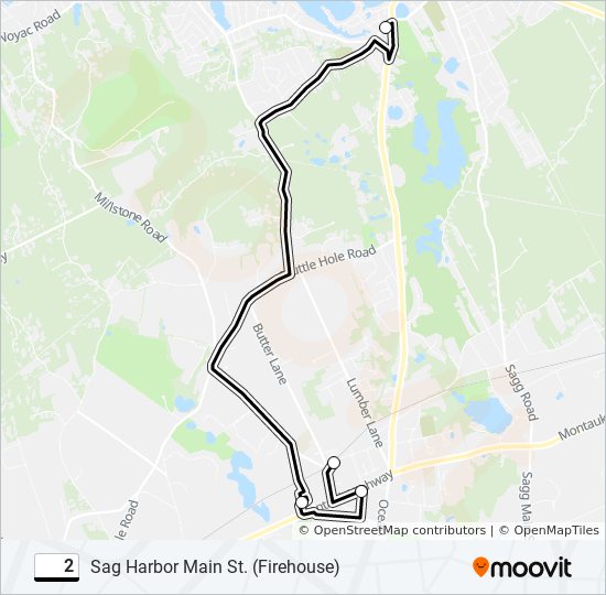 2 bus Line Map