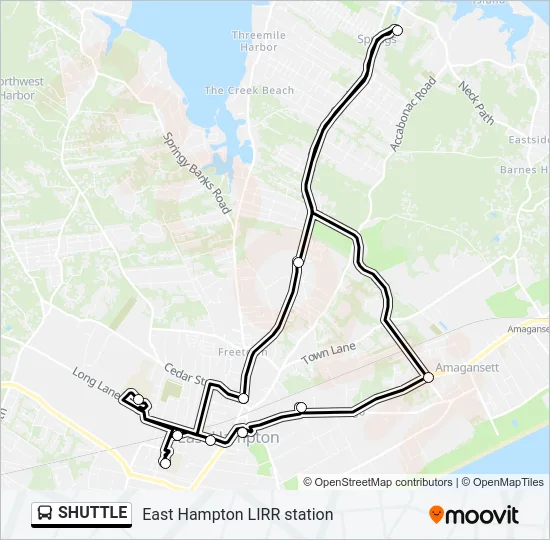 SHUTTLE Bus Line Map