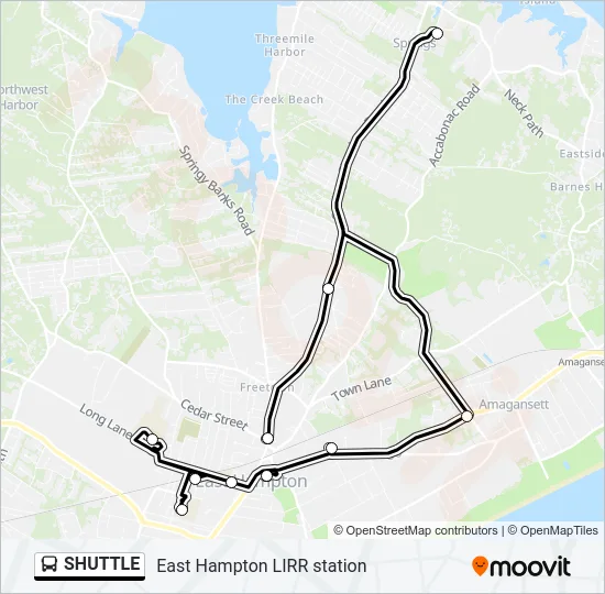 SHUTTLE Bus Line Map