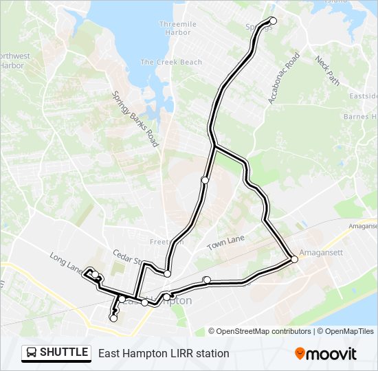 SHUTTLE bus Line Map