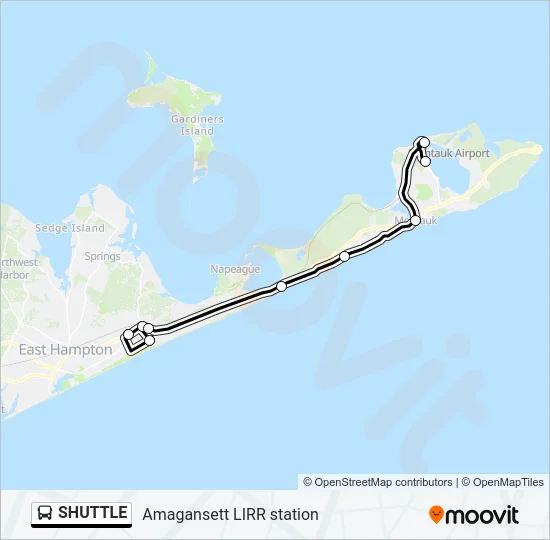 SHUTTLE Bus Line Map