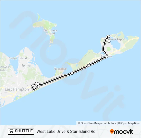 SHUTTLE Bus Line Map