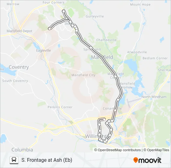 674E - SILVER - CLOSING Bus Line Map