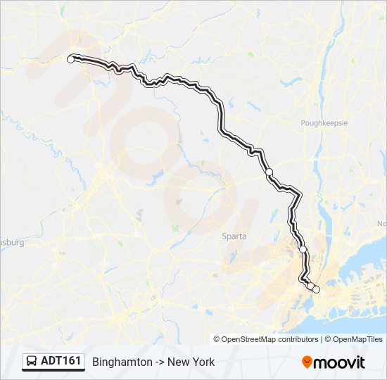 ADT161 Bus Line Map