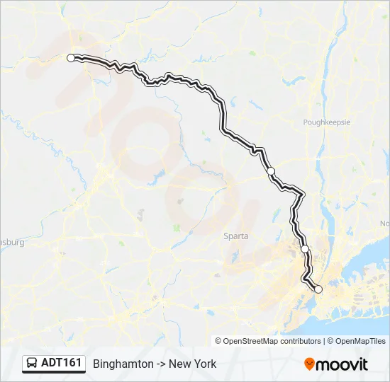 ADT161 Bus Line Map