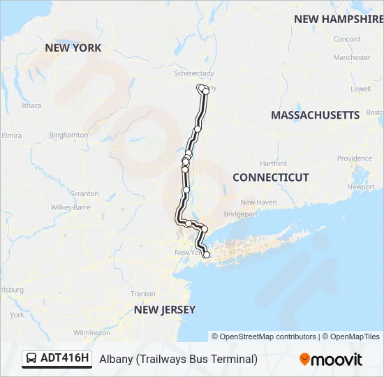 ADT416H Bus Line Map