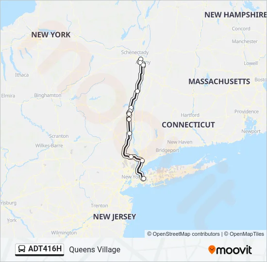 ADT416H Bus Line Map