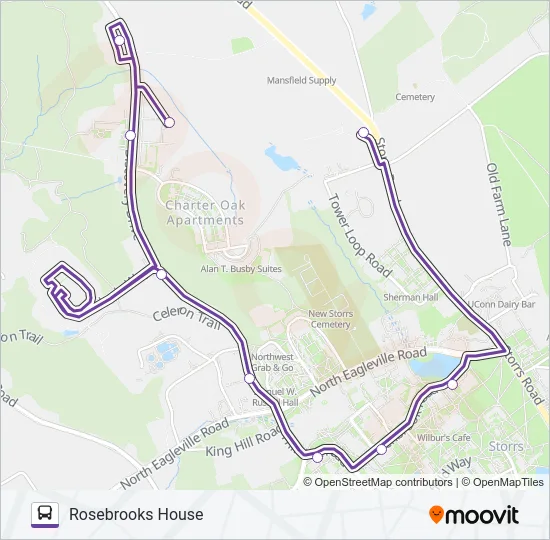 PURPLE A - DRAFT Bus Line Map