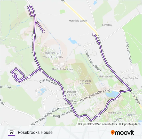 PURPLE B - DRAFT Bus Line Map