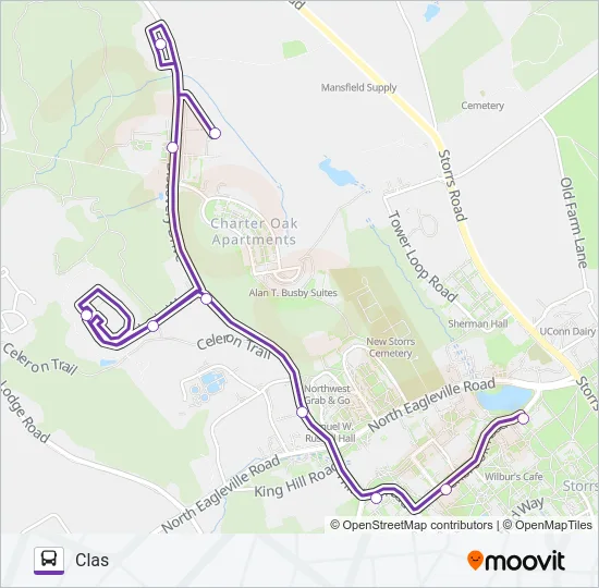 PURPLE B - DRAFT Bus Line Map