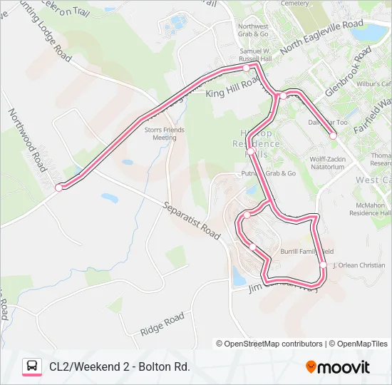 CL2 Bus Line Map
