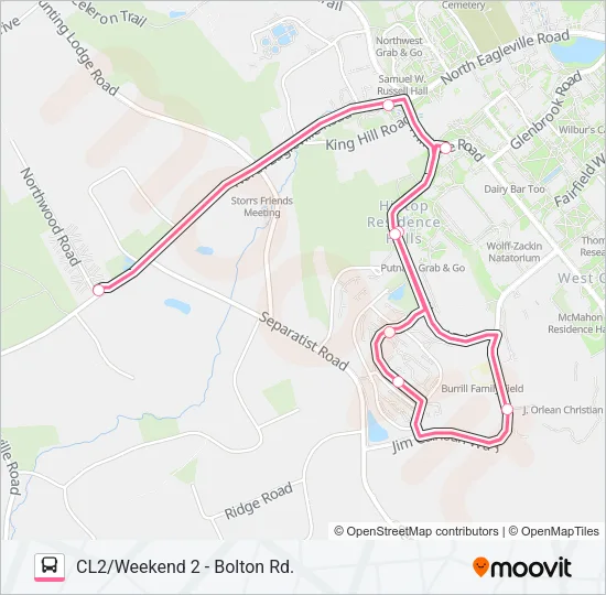 CL2 Bus Line Map