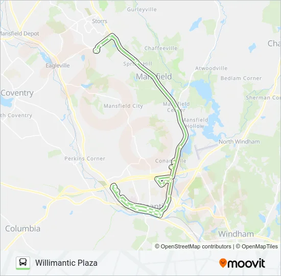 Z 674C BOO BASH DETOUR 10/26/2024 Bus Line Map