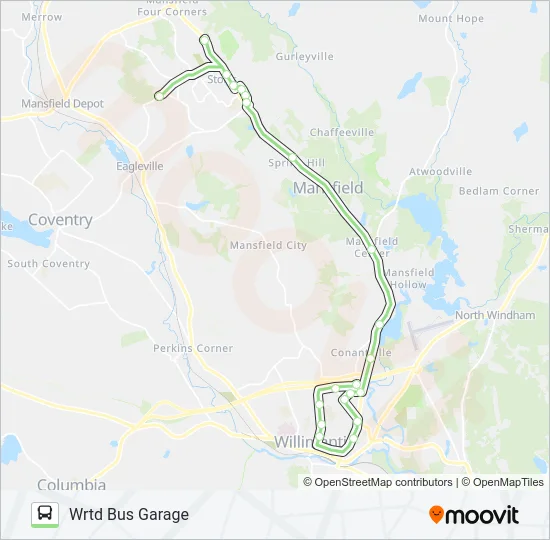 Z 674E SILVER CLOSING - VALLEY ST. DETOUR Bus Line Map