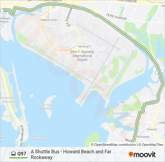 Q97 Bus Line Map