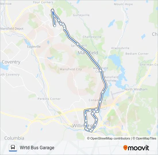 674E Bus Line Map