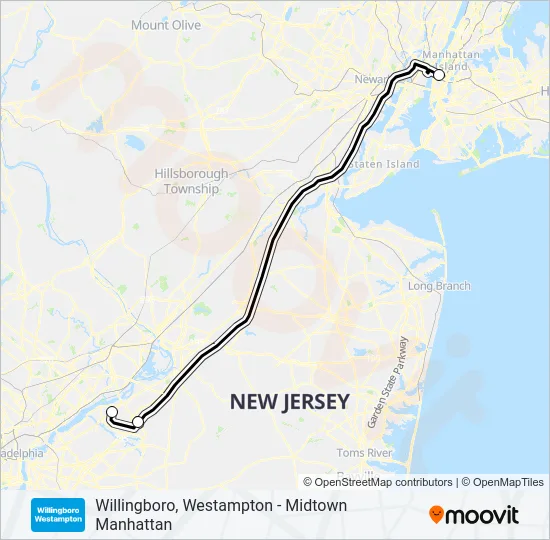720 Bus Line Map
