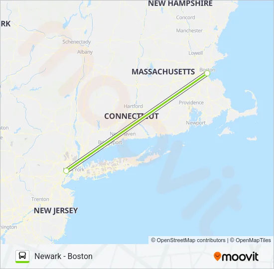 FLIXBUS 2614 Bus Line Map