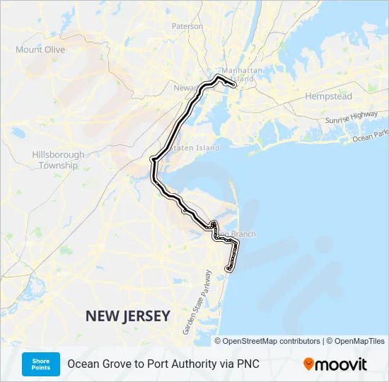 200 Bus Line Map