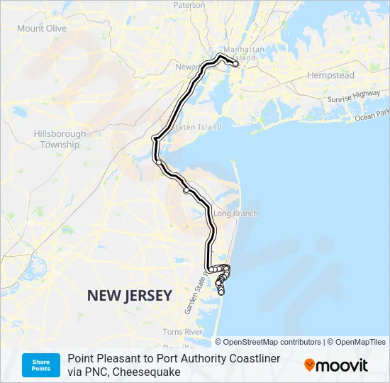 200 Bus Line Map