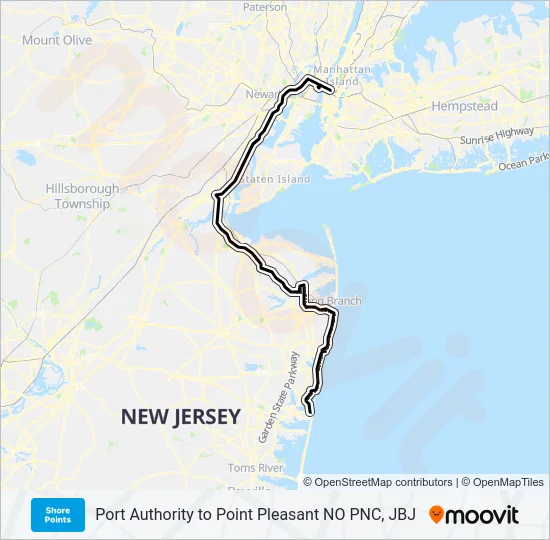200 Bus Line Map