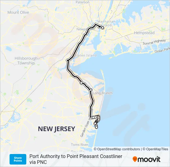 200 Bus Line Map