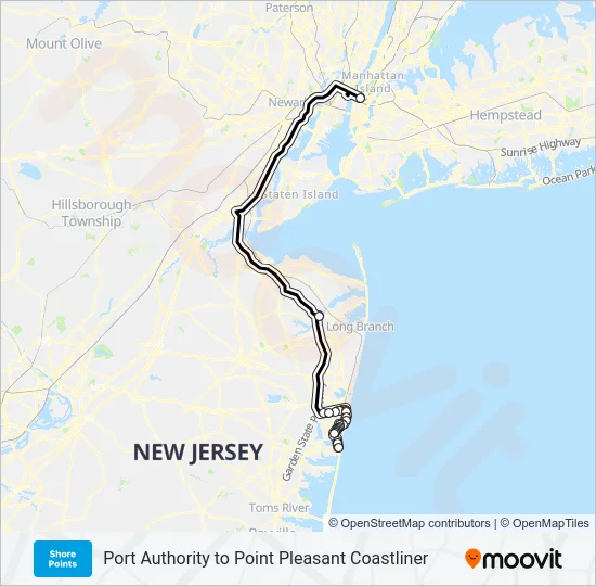200 Bus Line Map