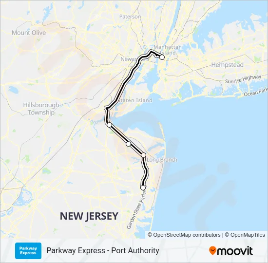 302 Bus Line Map