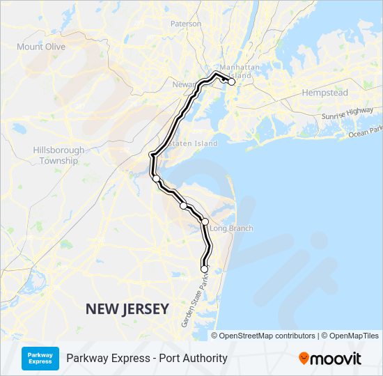 302 bus Line Map