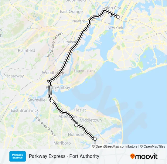 302 Bus Line Map