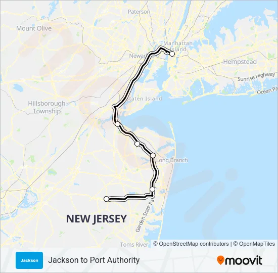 406 Bus Line Map