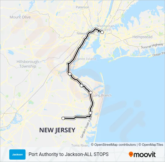 406 Bus Line Map