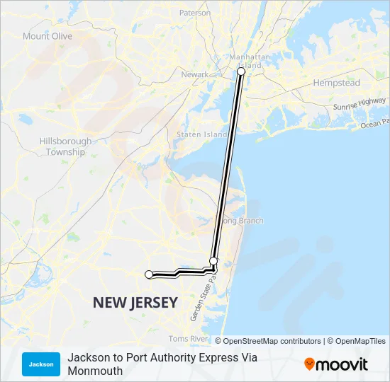 406 Bus Line Map