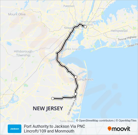 406 Bus Line Map