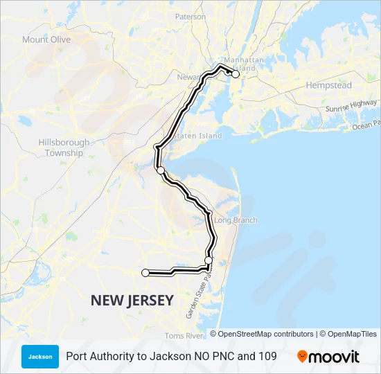 406 Bus Line Map