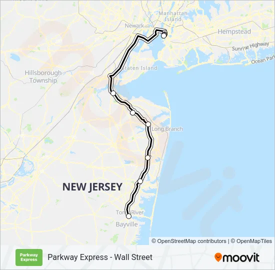 314 Bus Line Map