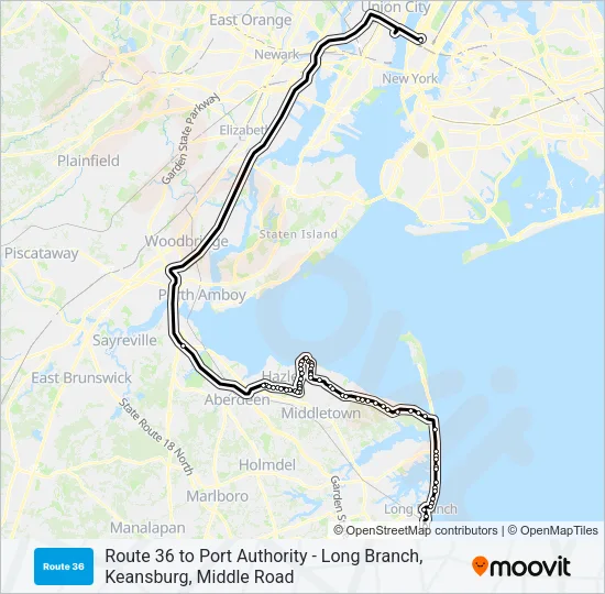 602 Bus Line Map