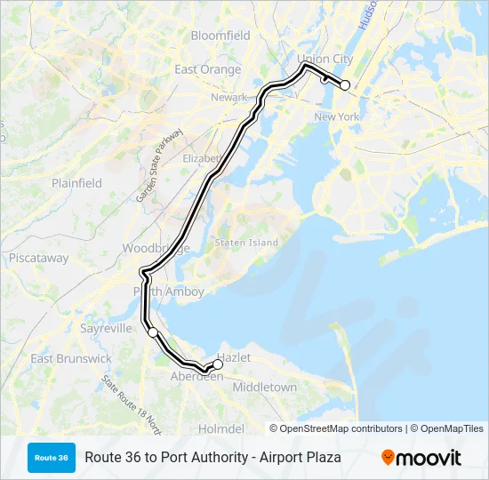 602 Bus Line Map
